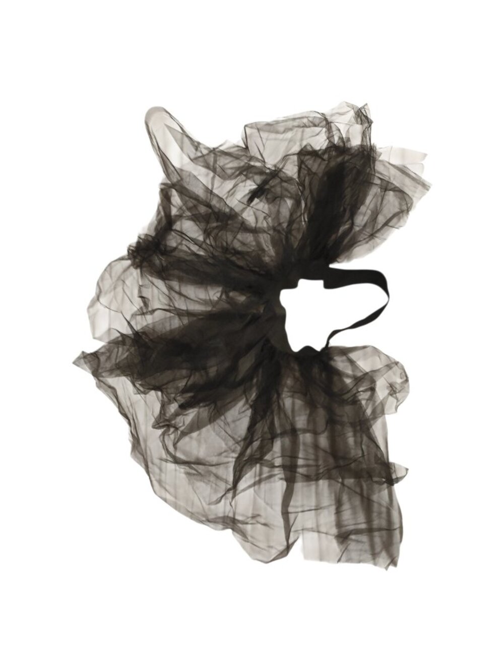 Natalie Dancewear Black Tulle Half TuTu Bustle Size M/L Medium/Large